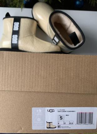 Молочні угги classic clear mini ll ugg7 фото