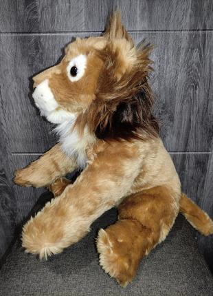 Реалистичная игрушка лев большой м'яка іграшка левеня keel toys 50 см3 фото