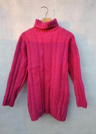 Очень теплый свитер 100% шерсть размер s