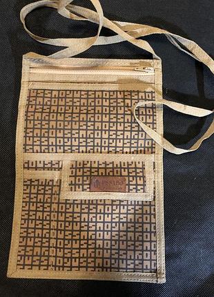 Маленькая сумка кроссбоди текстиль ussaro