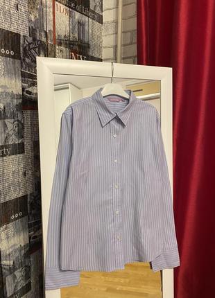 Стильна рубашка в маленьку смужку, s-m, auburn hill