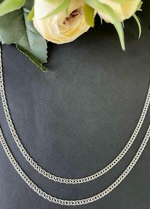 Серебряная цепочка 925 проба, размер 55 см