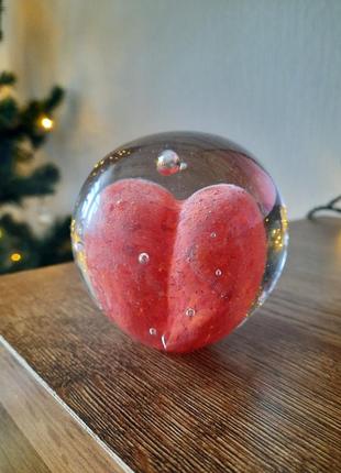 Преспапье/шарик гутное стекло