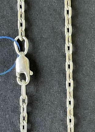 Срібний ланцюжок, якірне плетіння розмір 50 см2 фото