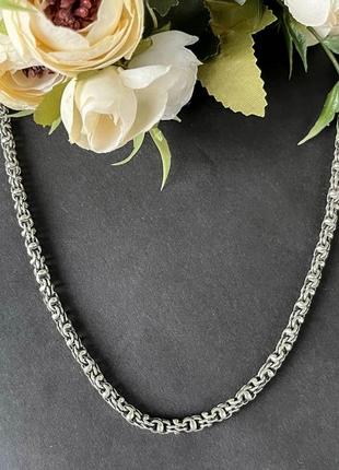 Серебряная цепочка для мужчины, 925 проба 55см