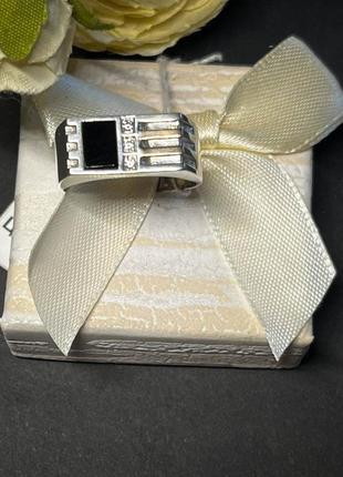 Срібна чоловіча печатка з золотою пластиною, 20,5 розмір