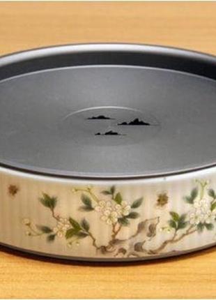 Чайный столик, фарфор "молихуа", 19.5х5см