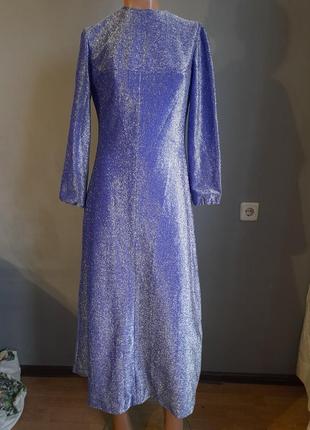 Вінтажна сукня з люрексом
