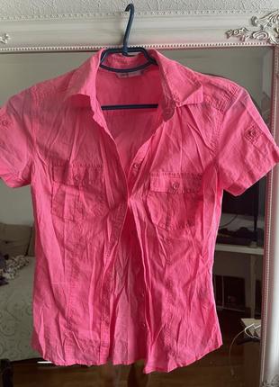 Блуза в двух цветах oodji розовая и зеленая xs5 фото