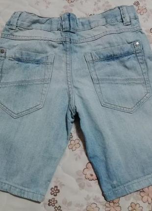 Оригинальные шорты джинсовые мальчику jeans на 9-10 лет4 фото