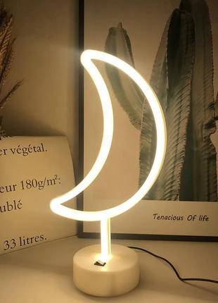 Неоновий нічник рожевий єдиноріг/світильник єдиноріжок/настільна лампа/