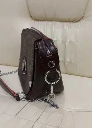 Жіноча сумочка ch1000 lazer із натуральної шкіри2 фото