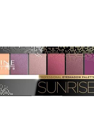 Eveline sunrise profesdional eyeshadow palette палетка теней1 фото