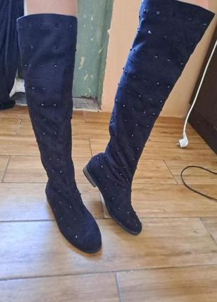 Сапоги ботфорты утепления есть возможность сделать обмен