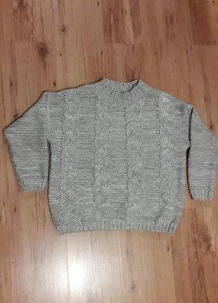 Серый свитер top secret1 фото