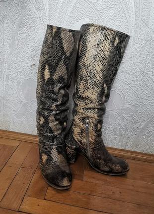 Зимові чоботи з натуральної шкіри