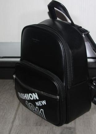 Стильный, красивый женский рюкзак можно носить как сумку.5 фото