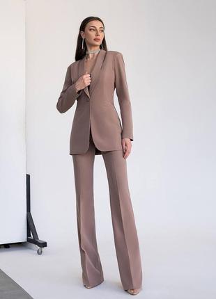 Костюм с брюками клёш