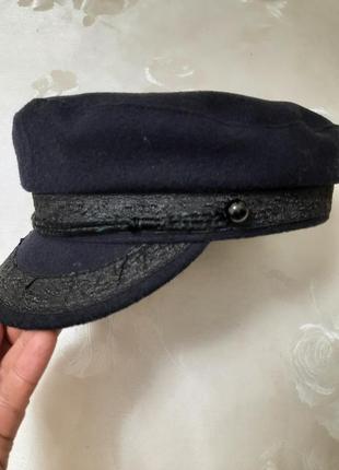 Картуз кепка кепі фуражка  кашкет вовна декор8 фото