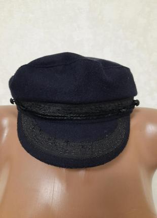Картуз кепка кепі фуражка  кашкет вовна декор1 фото
