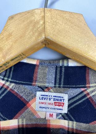 Levi’s flannel фланель вінтаж рубашка сорочка9 фото