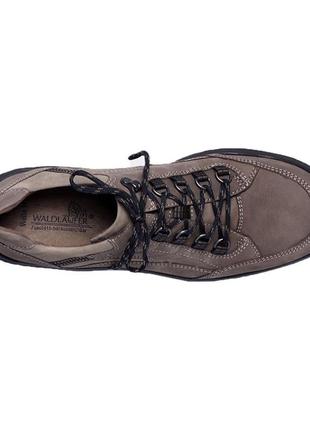Модные спортивные мужские замшевые туфли коричневые hayo |waldläufer4 фото
