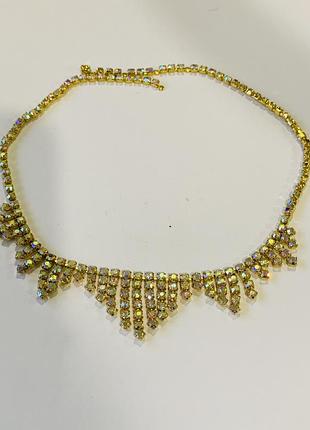 Колье, винтаж, чехия 3