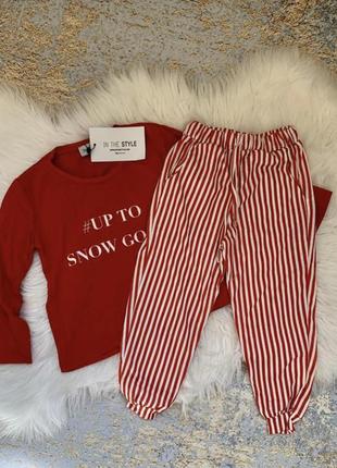 Новогодняя пижама для мальчика или девочки in the stile