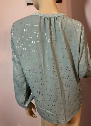 Фирменная качественная блузка/ l- xl/ brend ema blues &gt;2 фото
