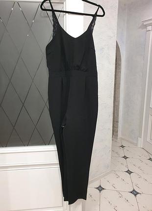 Нарядный брючный комбинезон