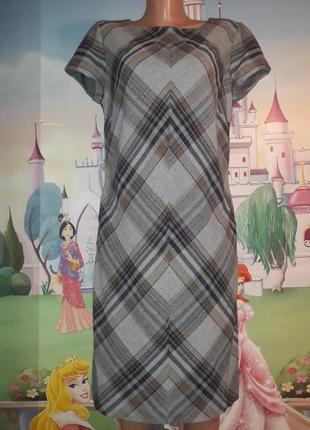 Стильне плаття в клітку від more & more р. 46