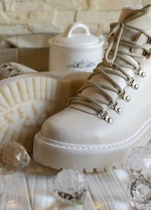 💙💛якісна натуральна шкіра 💙💛 зимові черевики, ботинки на овчині2 фото