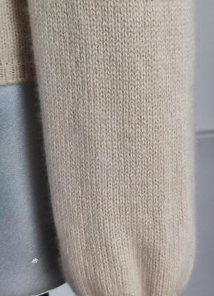 Кашеміровий кардиган georgeo кремового кольору з гудзиками8 фото