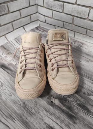 Шкіряні кеди converse all star