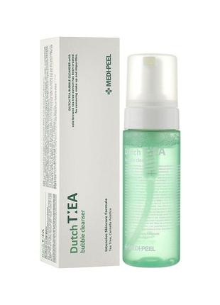 Пенка для умывания на основе чайного дерева medi-peel dutch tea bubble cleanser 170 ml