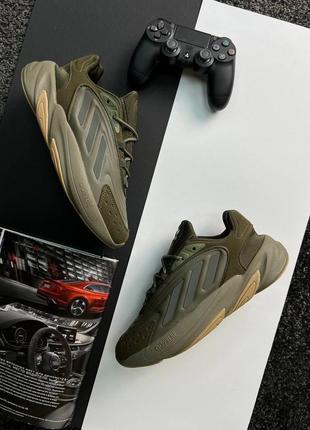 Мужские кроссовки adidas ozelia originals khaki#адидас5 фото