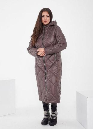 Жіноча довга куртка пальто 4 кольори