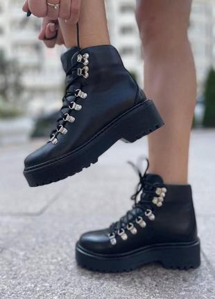 ❄️❤️якісна натуральна шкіра❄️❤️ жіночі черевики демі, зимові