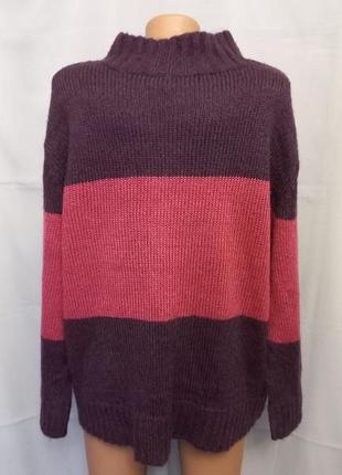 Стильный теплый свитер, оверсайз  №1kt3 фото