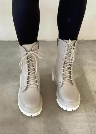 ❄️❤️якісна натуральна шкіра ❤️❄️ жіночі черевики демі, зима7 фото