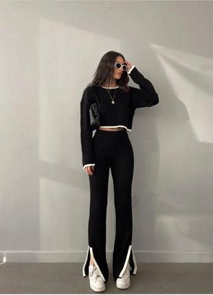 ⛔ шикарный трендовый  вязаный костюм