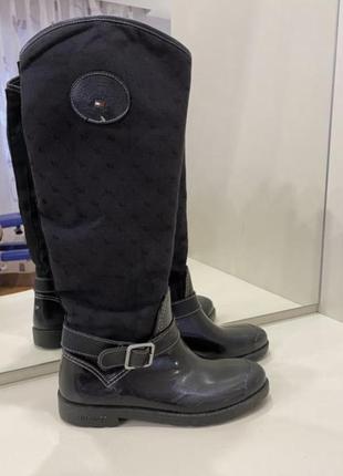 Чоботи, чобітки tommy hilfiger орігінал, сапоги, сапожки, ботинки