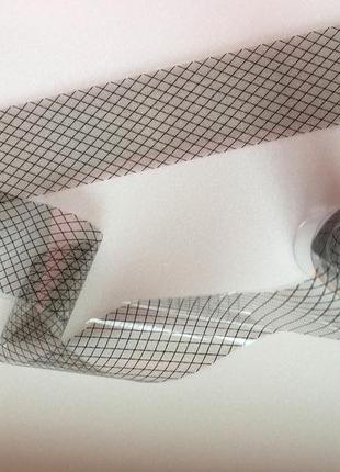 Черная фольга в баночке для литья и дизайна ногтей, 100 см.2 фото