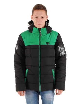 Зимняя  теплая комфортная куртка для мальчиков "бостон", размеры на рост 134 - 1524 фото