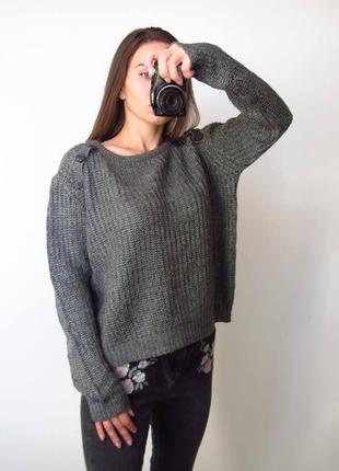 Серенький свитер 💣 состояние идеальное ❤️1 фото