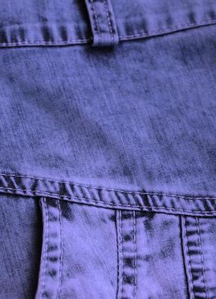 Фірмова весняно-літня спідниця з тонкої якісної джинсової тканини5 фото