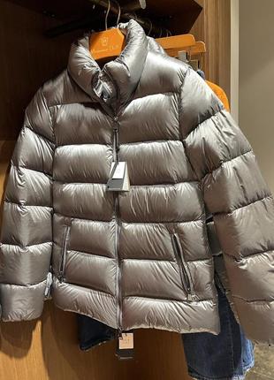 Стьобаний пуховик massimo dutti! пух+перо! оригінал, португалія