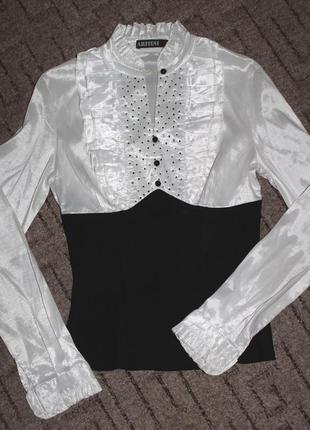 Нарядна блузка-корсет