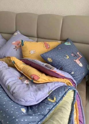 Ковдра та подушка для діток