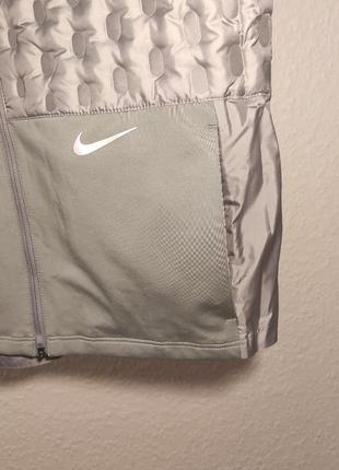 Жилет женский беговой пуховый instagram nike therma-fit adv women s downfill running vest пуховая жилетка оригинал6 фото